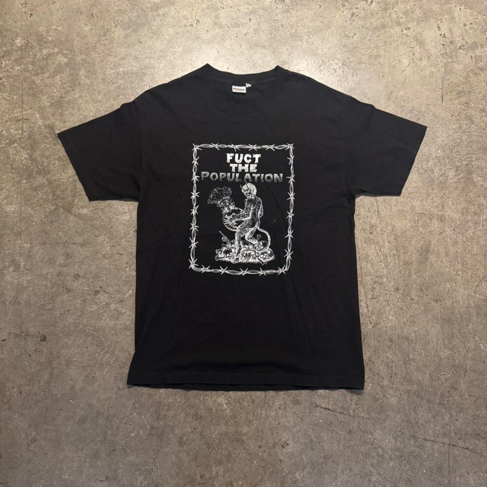 Fuct the population world tee